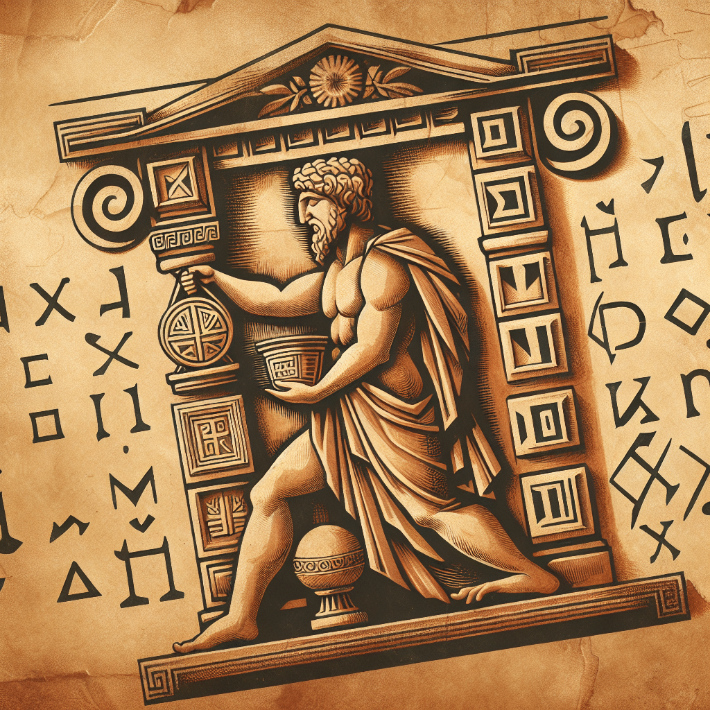 What is the greek word for carried away