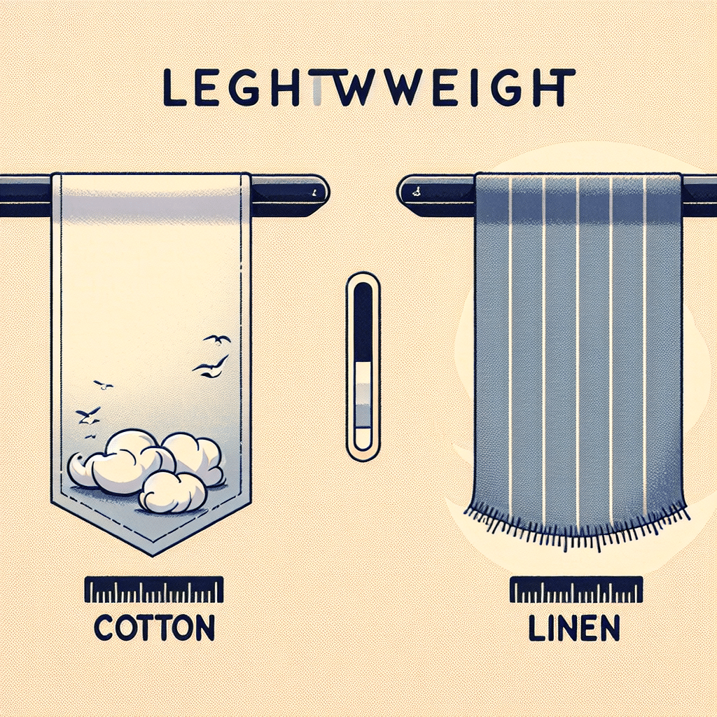 What is the lighter fabric cotton or linen