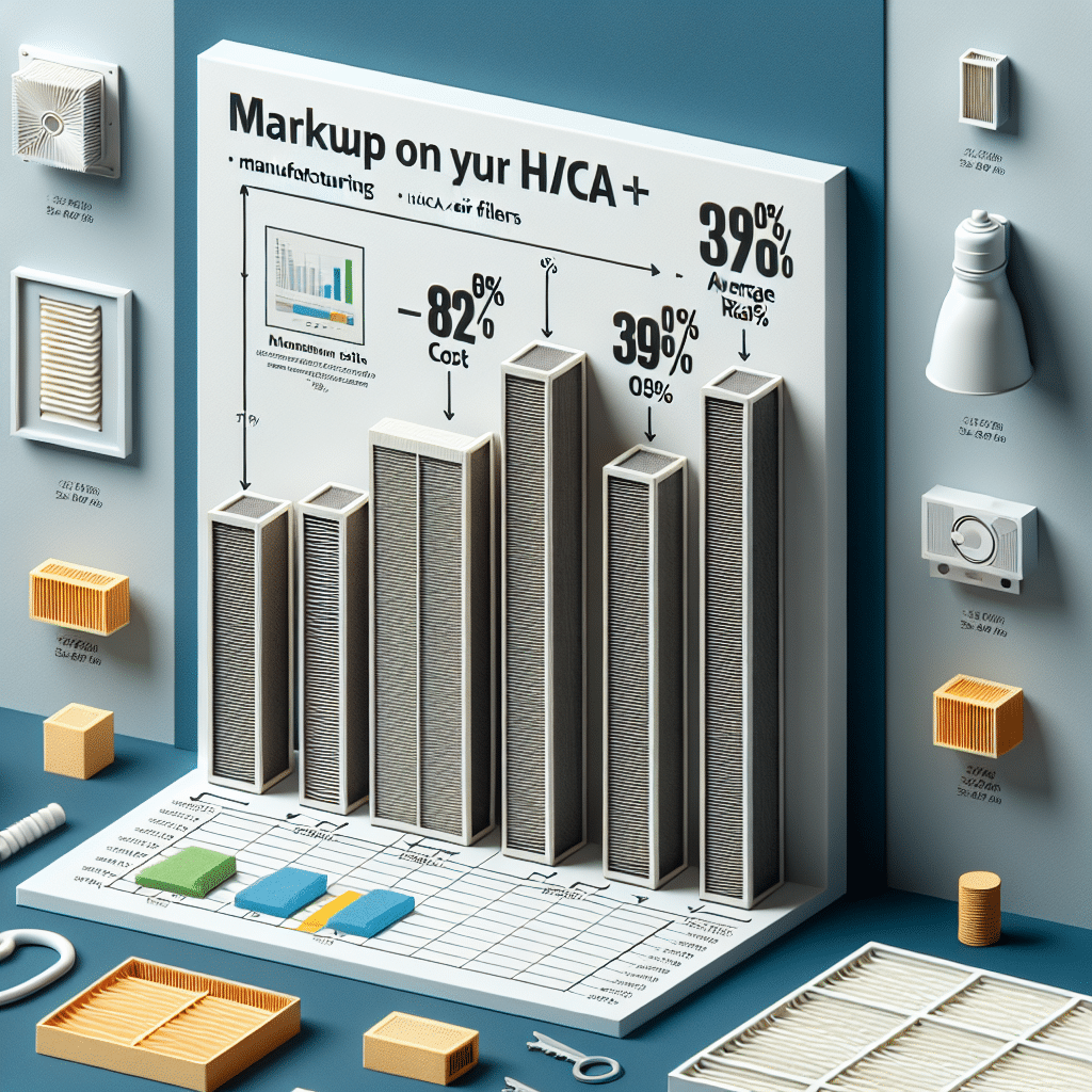 What is the markup on air filters hvac