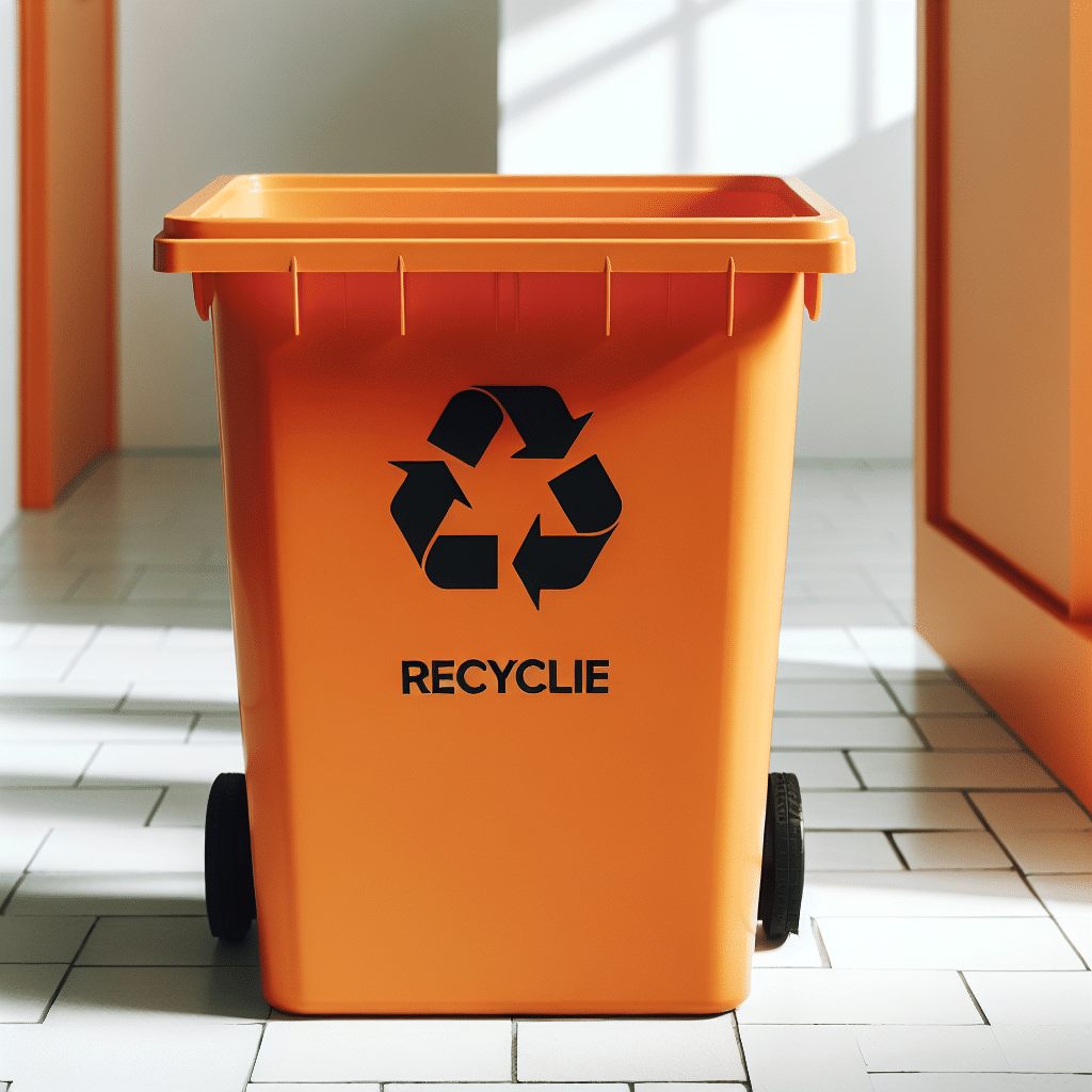 What is the orange bin for